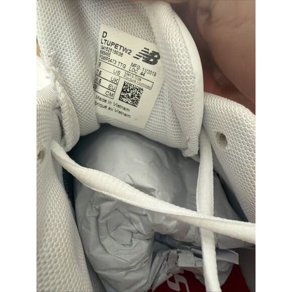 New Balance Tupelo v2 Mens 8 D White Metal Baseball Cleats LTUPETW2 main image 6